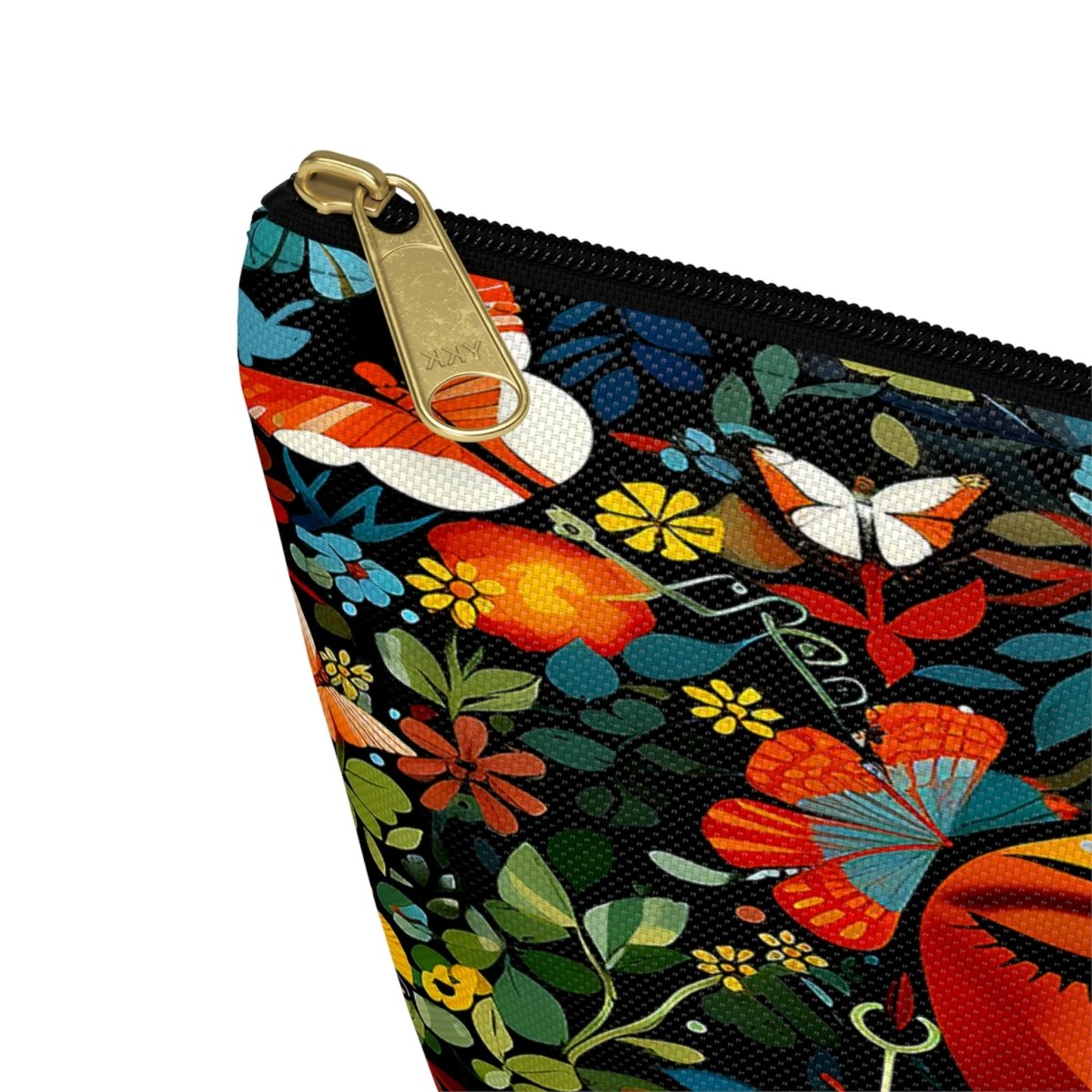 Floral Face T - bottom Pouch - Afrocentric Art by The Trini Gee