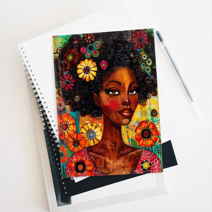 Floral Fro Journal - Afrocentric Art by The Trini Gee