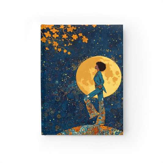 Floral Moon Journal - Afrocentric Art by The Trini Gee