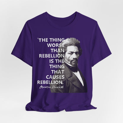 Frederick Douglass Rebellion Shirt - Afrocentric Art by The Trini Gee