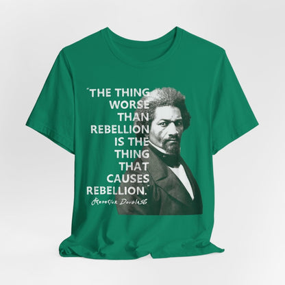 Frederick Douglass Rebellion Shirt - Afrocentric Art by The Trini Gee