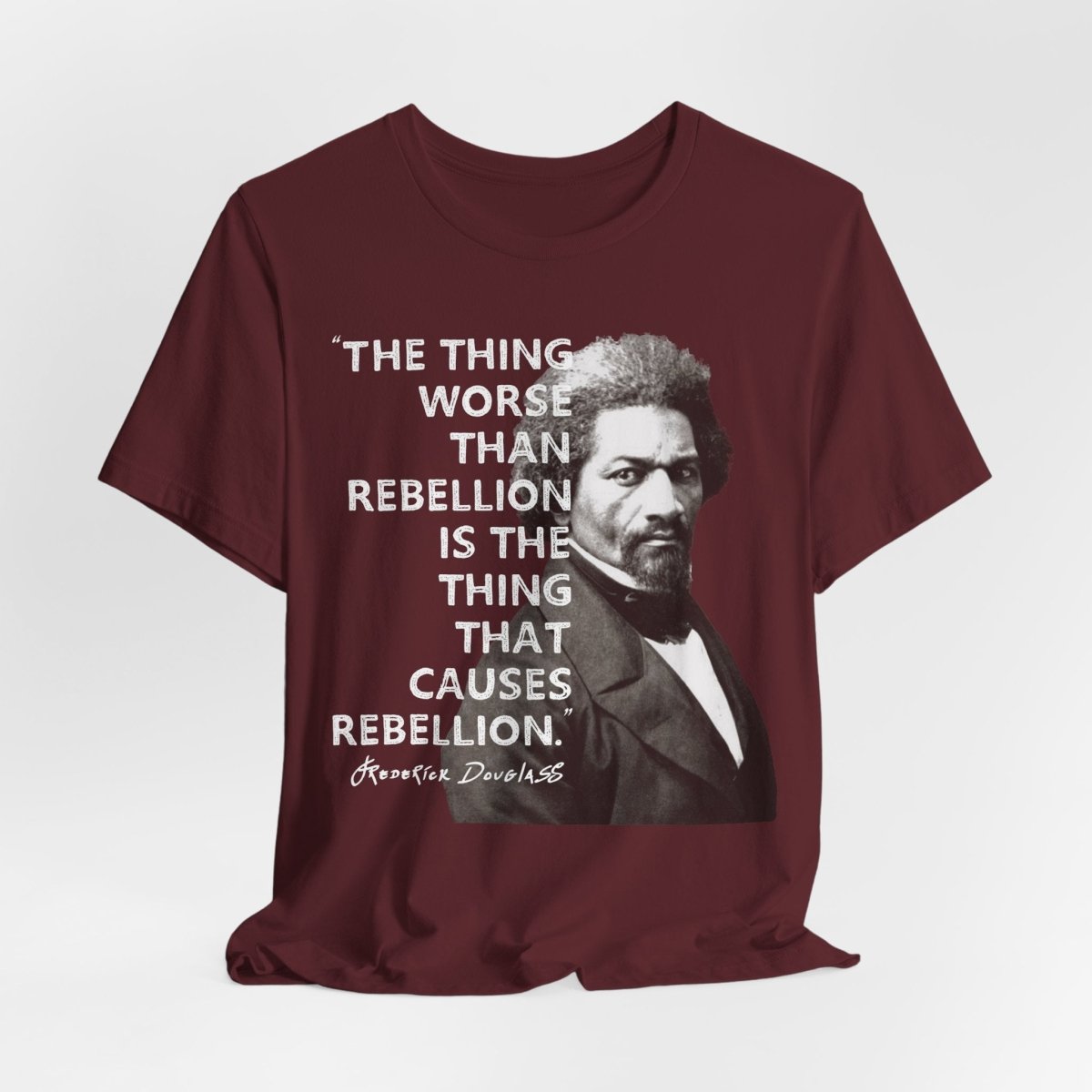 Frederick Douglass Rebellion Shirt - Afrocentric Art by The Trini Gee