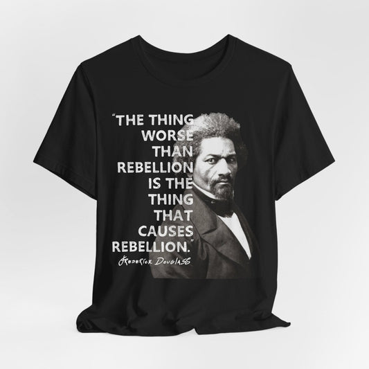 Frederick Douglass Rebellion Shirt - Afrocentric Art by The Trini Gee