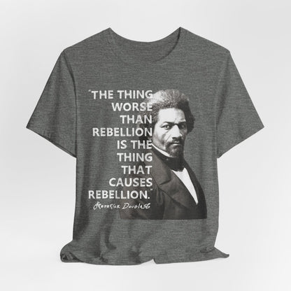 Frederick Douglass Rebellion Shirt - Afrocentric Art by The Trini Gee
