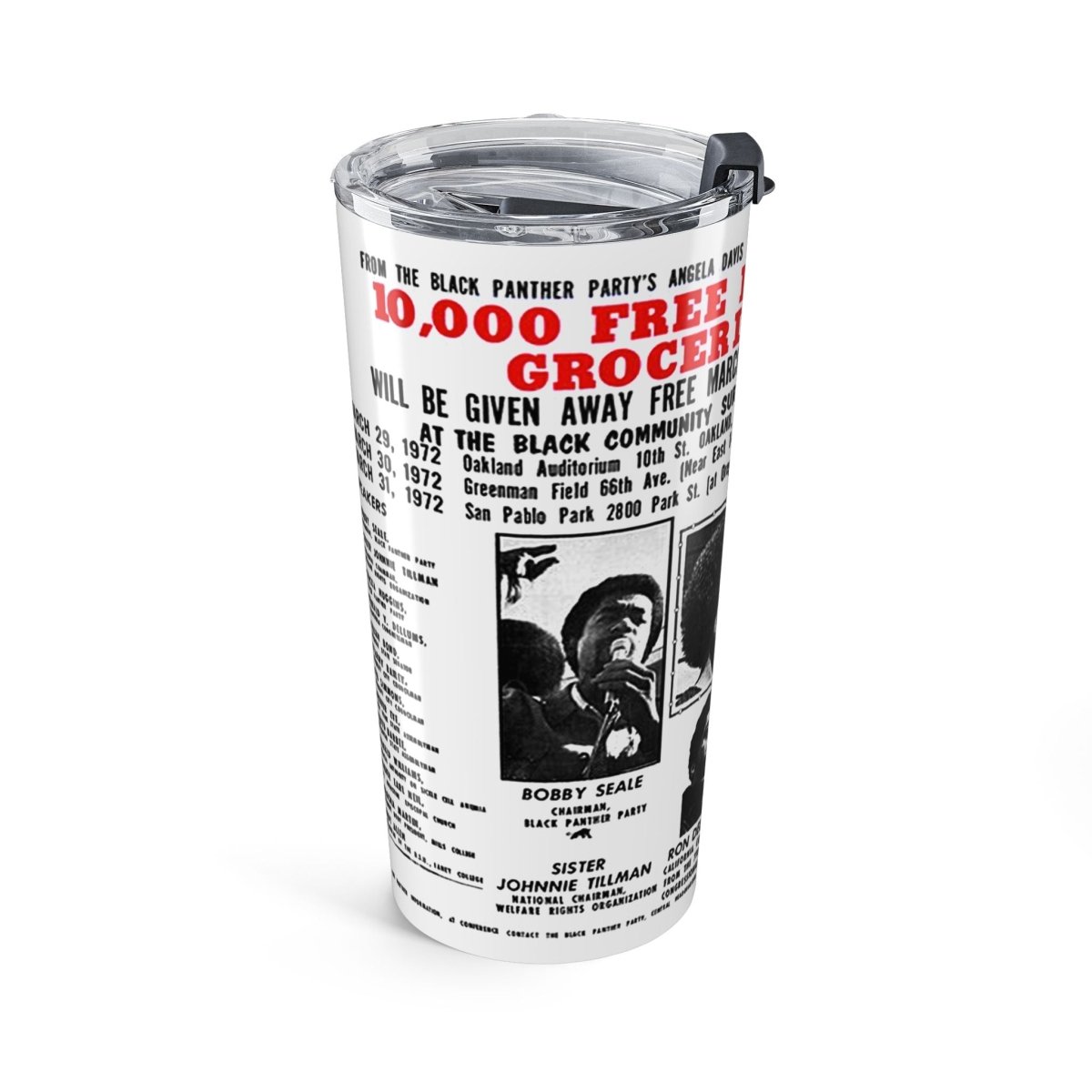 Free Groceries BPP Tumbler - Afrocentric Art by The Trini Gee