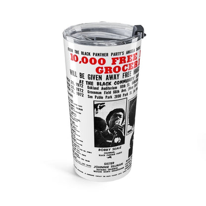 Free Groceries BPP Tumbler - Afrocentric Art by The Trini Gee
