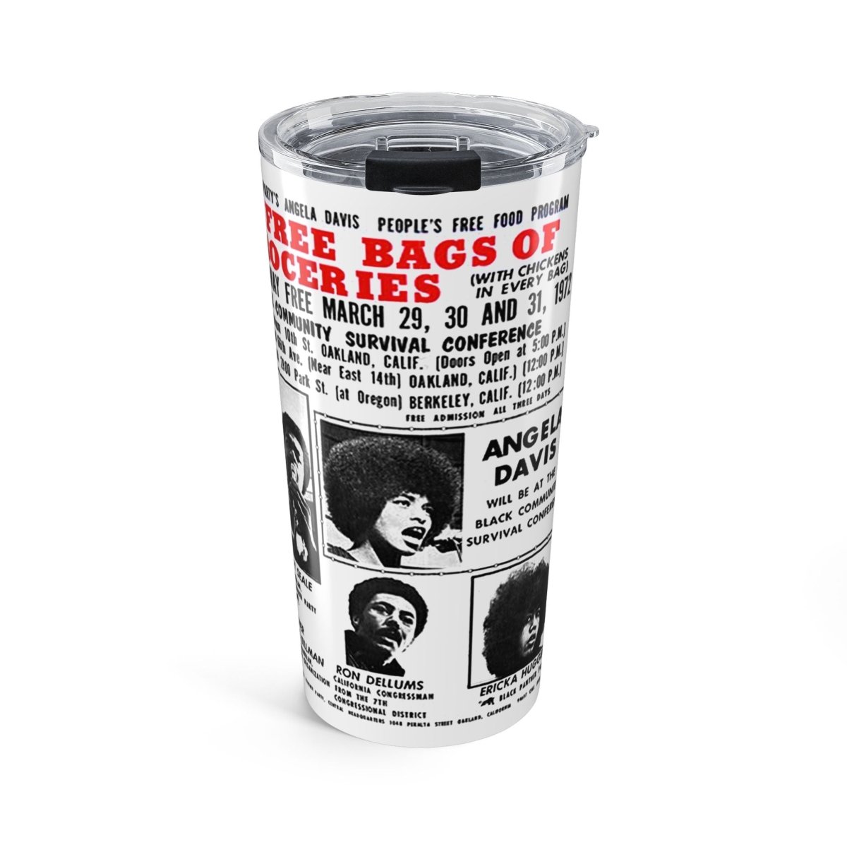 Free Groceries BPP Tumbler - Afrocentric Art by The Trini Gee