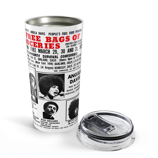 Free Groceries BPP Tumbler - Afrocentric Art by The Trini Gee