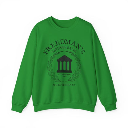 Freedman's Bank Sweatshirt - Afrocentric Art by The Trini Gee