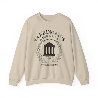 Freedman's Bank Sweatshirt - Afrocentric Art by The Trini Gee