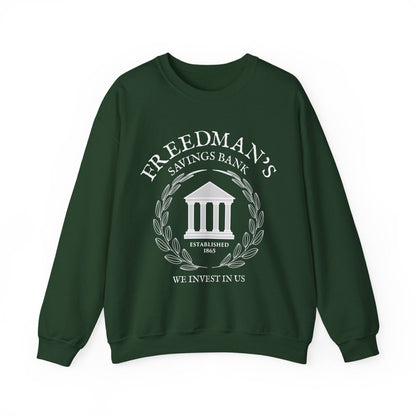 Freedman's Bank Sweatshirt - Afrocentric Art by The Trini Gee