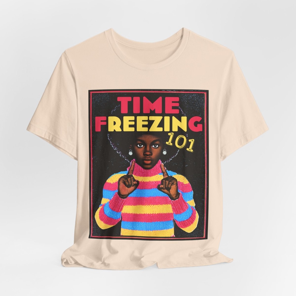 Freezing Time 101 Shirt - Afrocentric Art by The Trini Gee