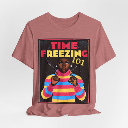 Freezing Time 101 Shirt - Afrocentric Art by The Trini Gee