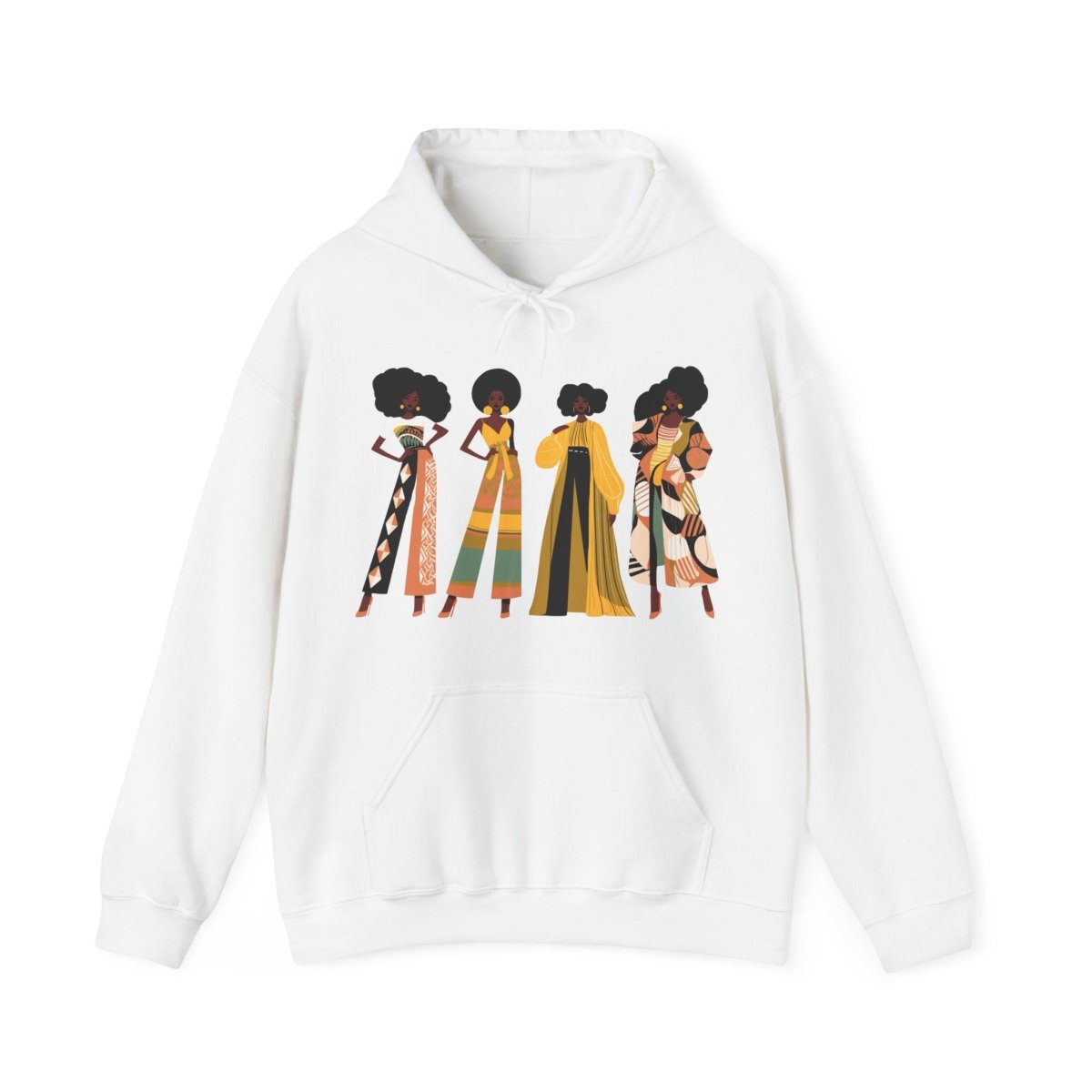 Fro Girls Hoodie - Afrocentric Art by The Trini Gee