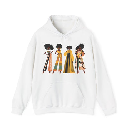 Fro Girls Hoodie - Afrocentric Art by The Trini Gee