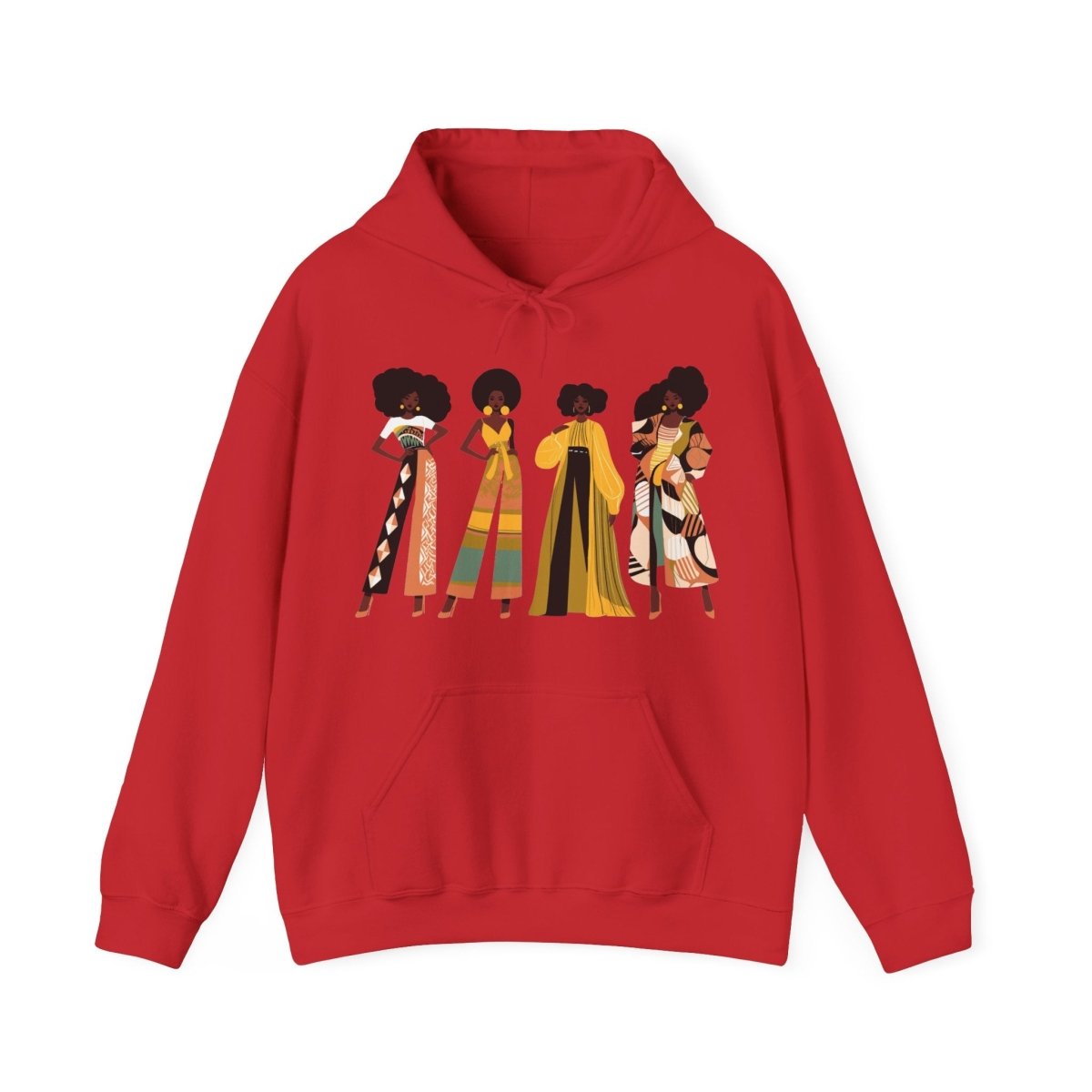 Fro Girls Hoodie - Afrocentric Art by The Trini Gee