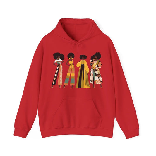Fro Girls Hoodie - Afrocentric Art by The Trini Gee