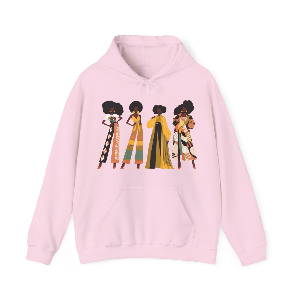 Fro Girls Hoodie - Afrocentric Art by The Trini Gee