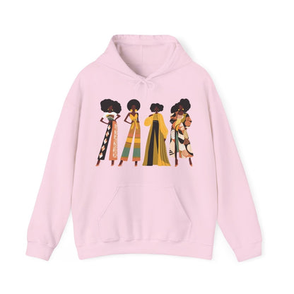 Fro Girls Hoodie - Afrocentric Art by The Trini Gee
