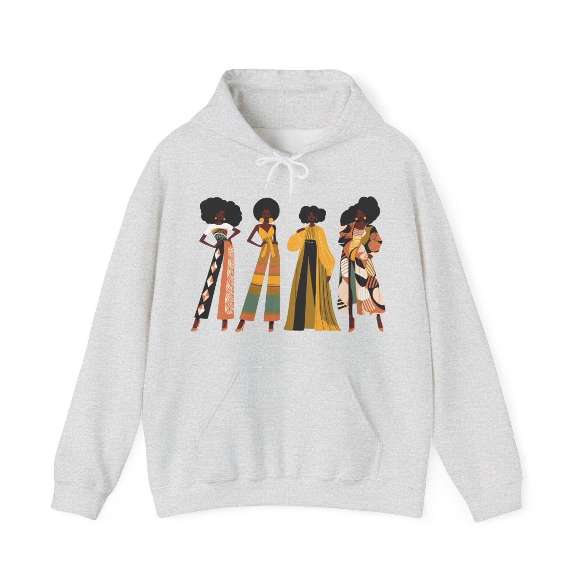 Fro Girls Hoodie - Afrocentric Art by The Trini Gee