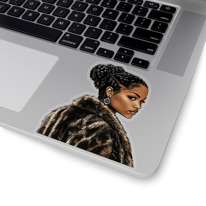 Fur Coat Style Sticker - The Trini Gee