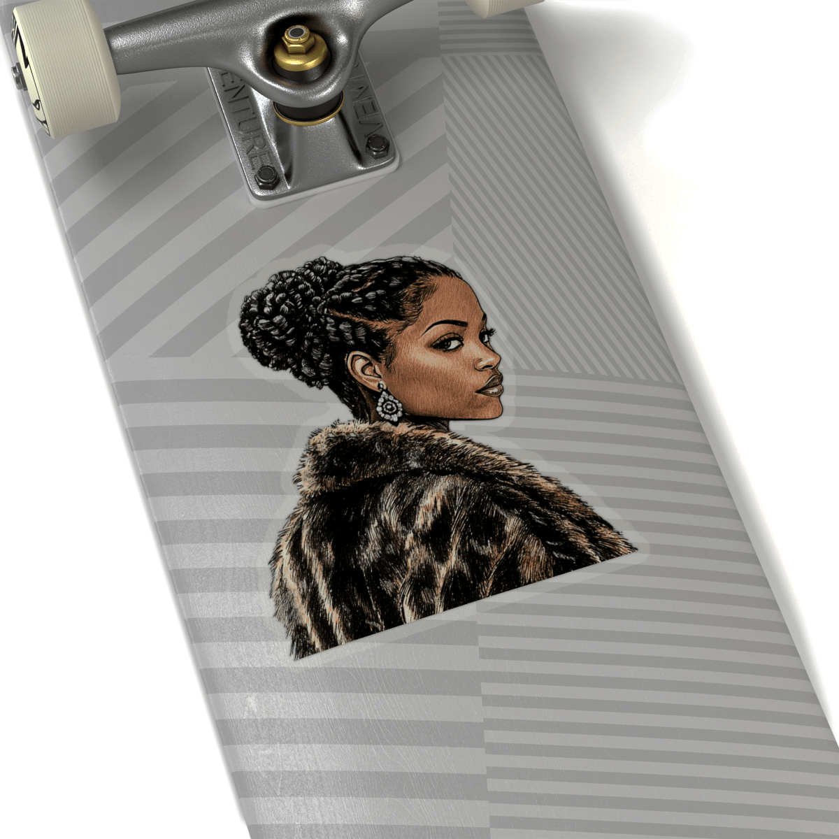 Fur Coat Style Sticker - The Trini Gee