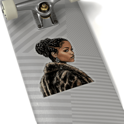 Fur Coat Style Sticker - The Trini Gee