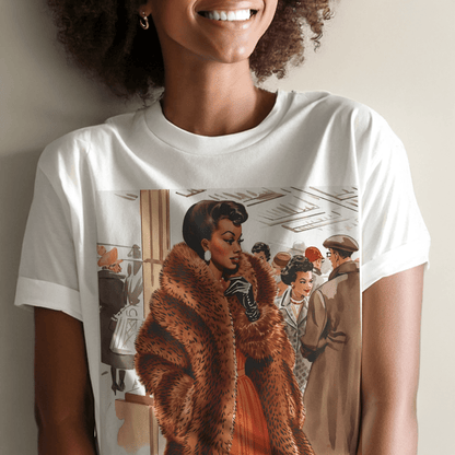 Fur Glamour Shirt - Afrocentric Art by The Trini Gee