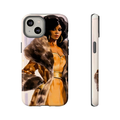 Fur Style Phone Case - Afrocentric Art by The Trini Gee