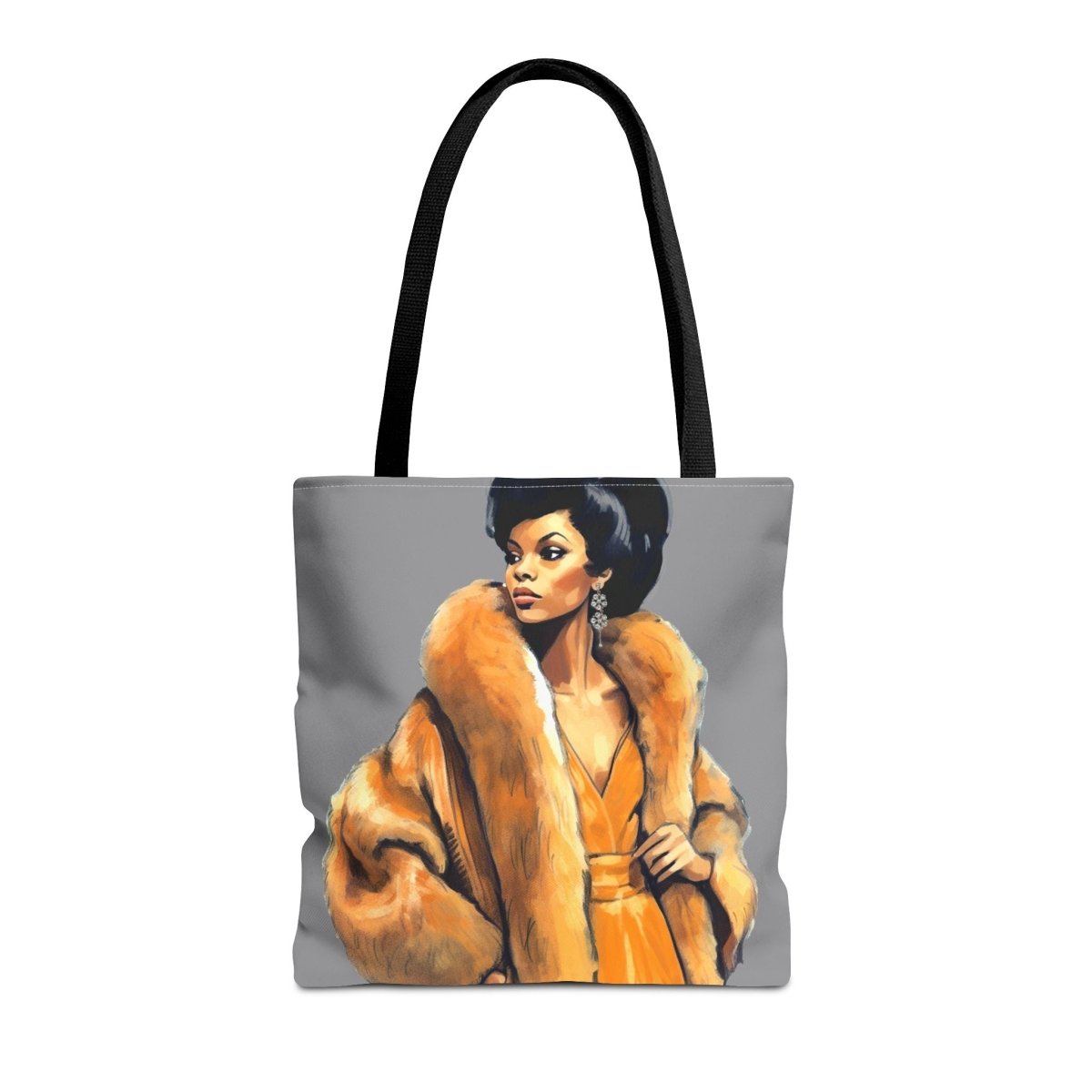 Fur Woman Tote Bag - Afrocentric Art by The Trini Gee