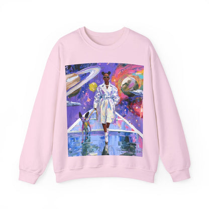 Futuristic Galaxy Sweatshirt - Afrocentric Art by The Trini Gee