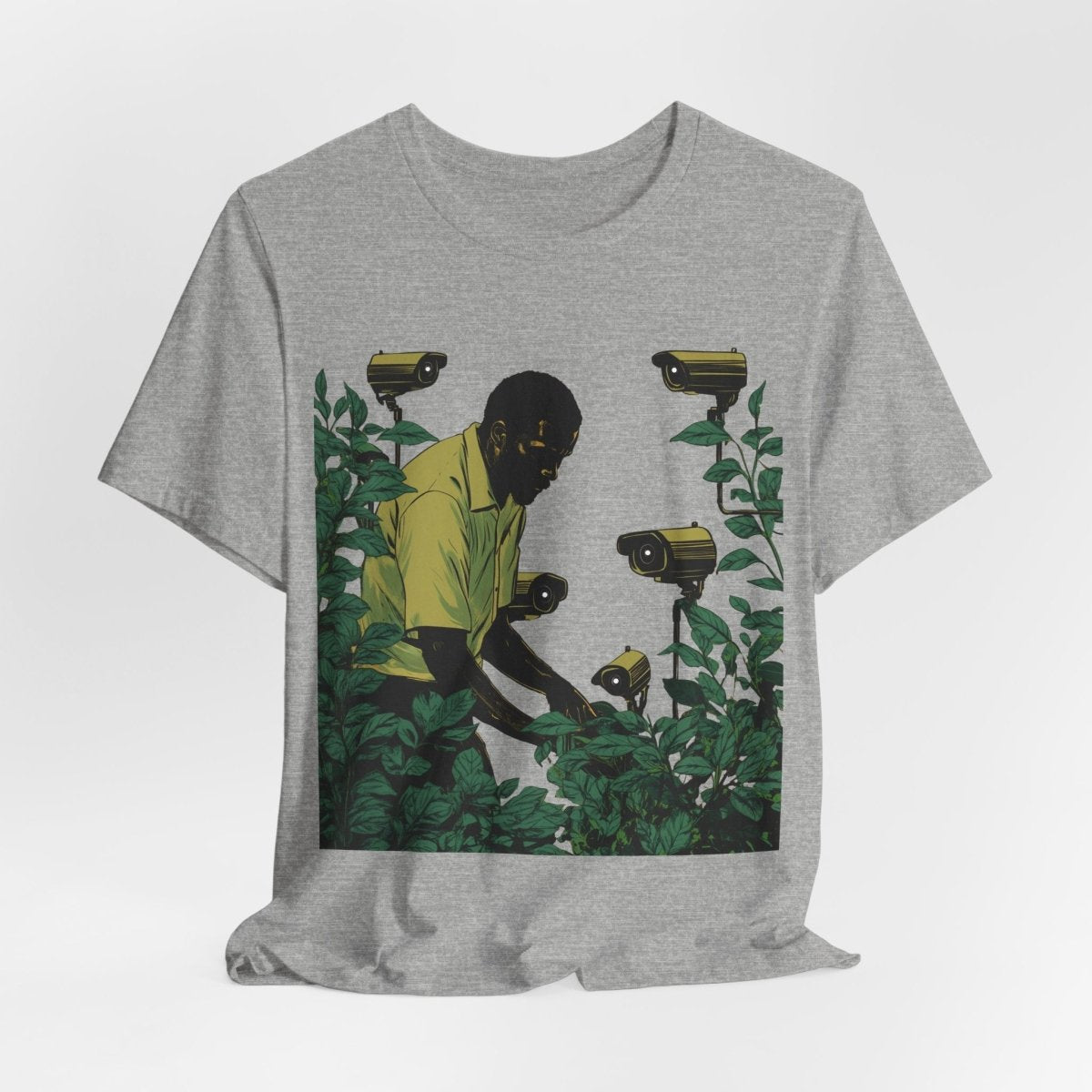 Garden Cameras Shirt - Afrocentric Art by The Trini Gee