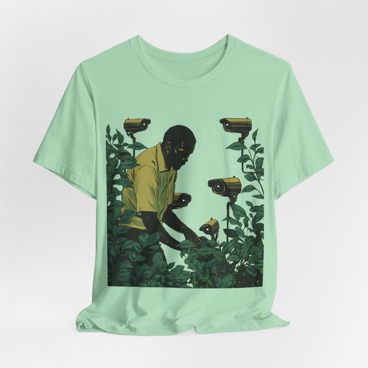 Garden Cameras Shirt - Afrocentric Art by The Trini Gee