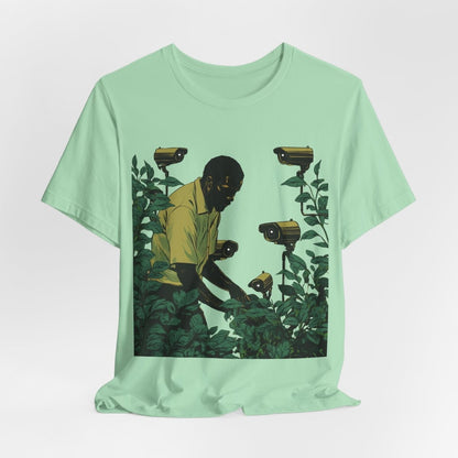 Garden Cameras Shirt - Afrocentric Art by The Trini Gee