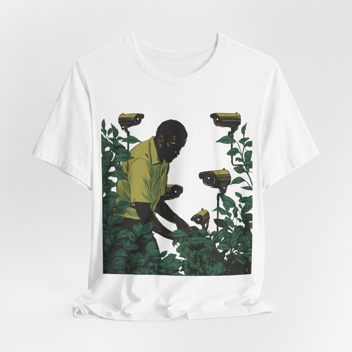 Garden Cameras Shirt - Afrocentric Art by The Trini Gee