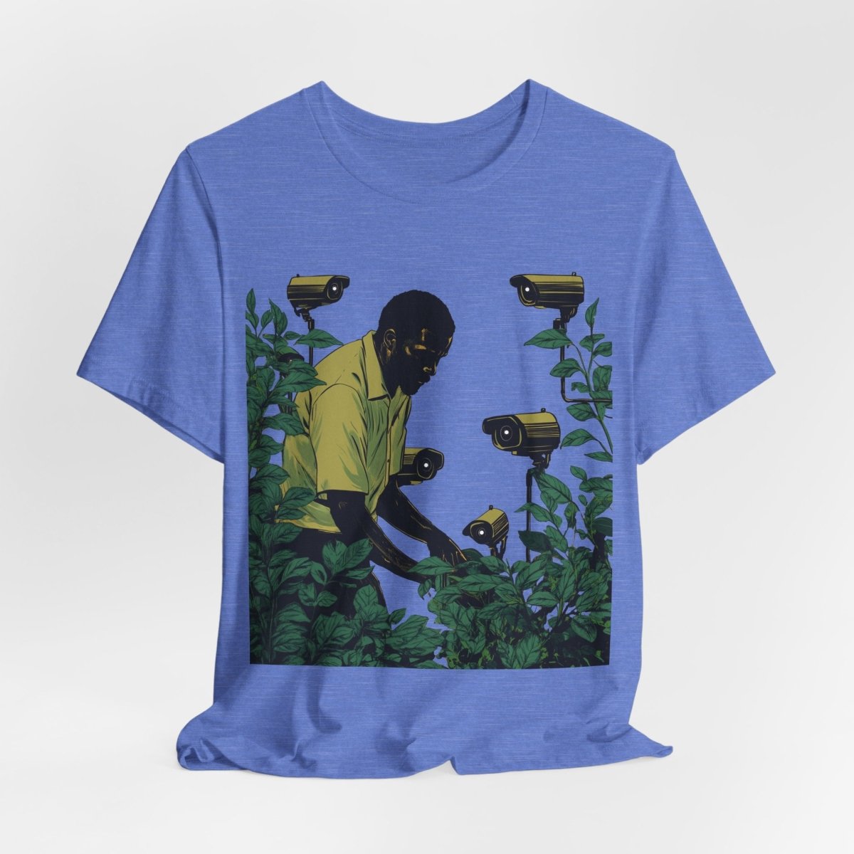 Garden Cameras Shirt - Afrocentric Art by The Trini Gee