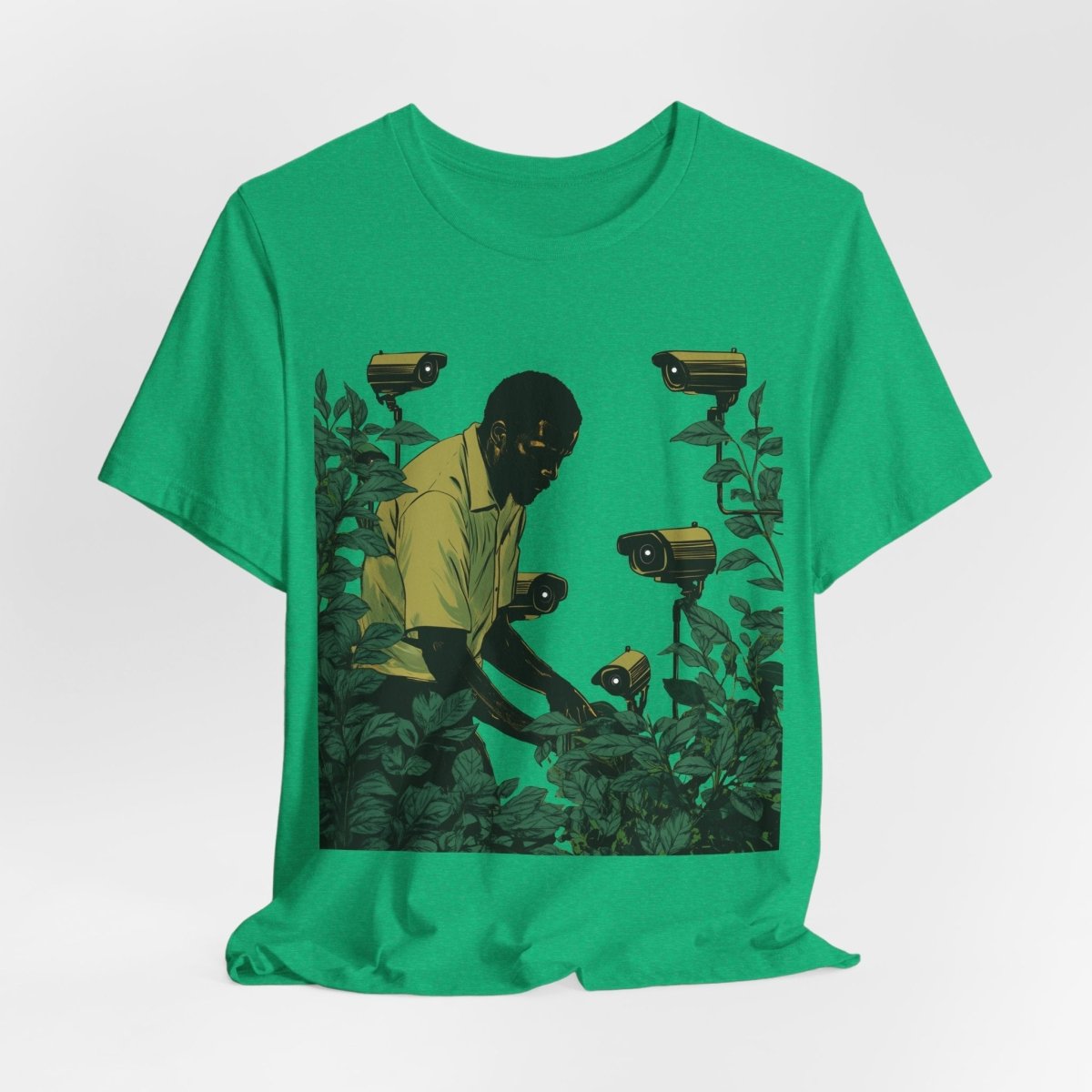 Garden Cameras Shirt - Afrocentric Art by The Trini Gee