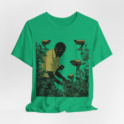 Garden Cameras Shirt - Afrocentric Art by The Trini Gee