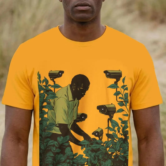 Garden Cameras Shirt - Afrocentric Art by The Trini Gee