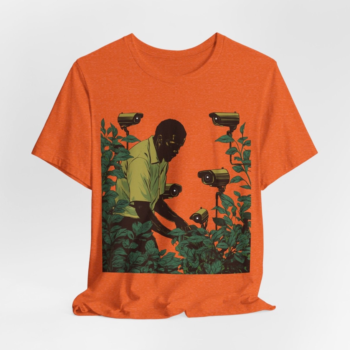 Garden Cameras Shirt - Afrocentric Art by The Trini Gee
