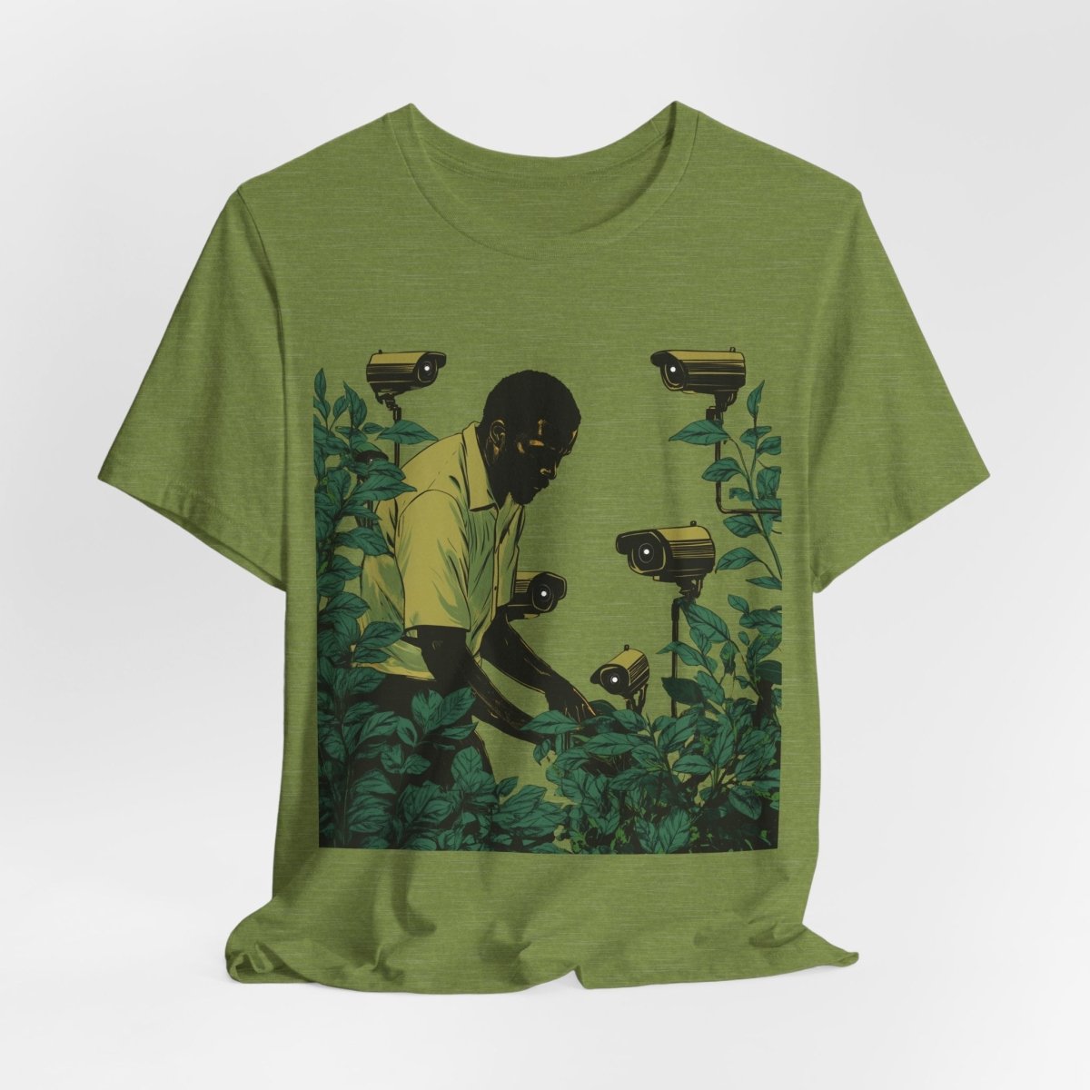 Garden Cameras Shirt - Afrocentric Art by The Trini Gee