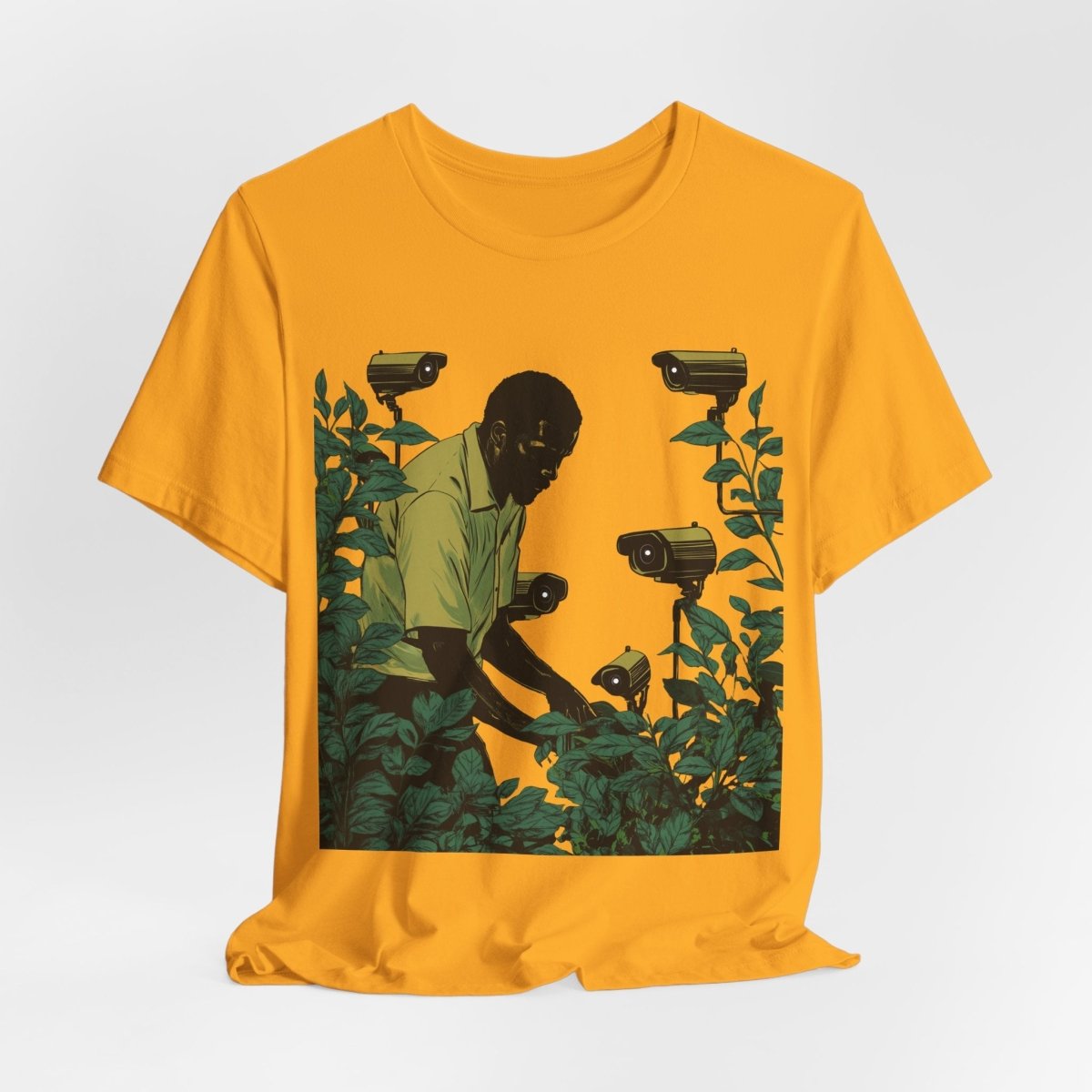 Garden Cameras Shirt - Afrocentric Art by The Trini Gee