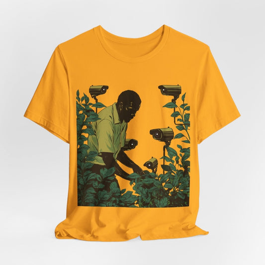 Garden Cameras Shirt - Afrocentric Art by The Trini Gee