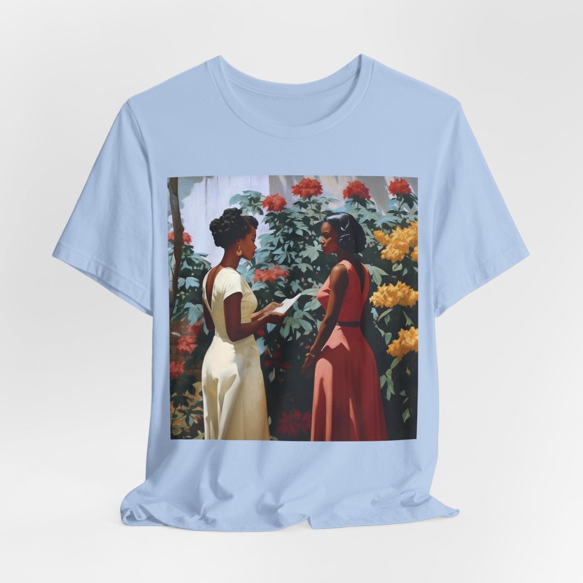 Garden Chat Shirt - Afrocentric Art by The Trini Gee