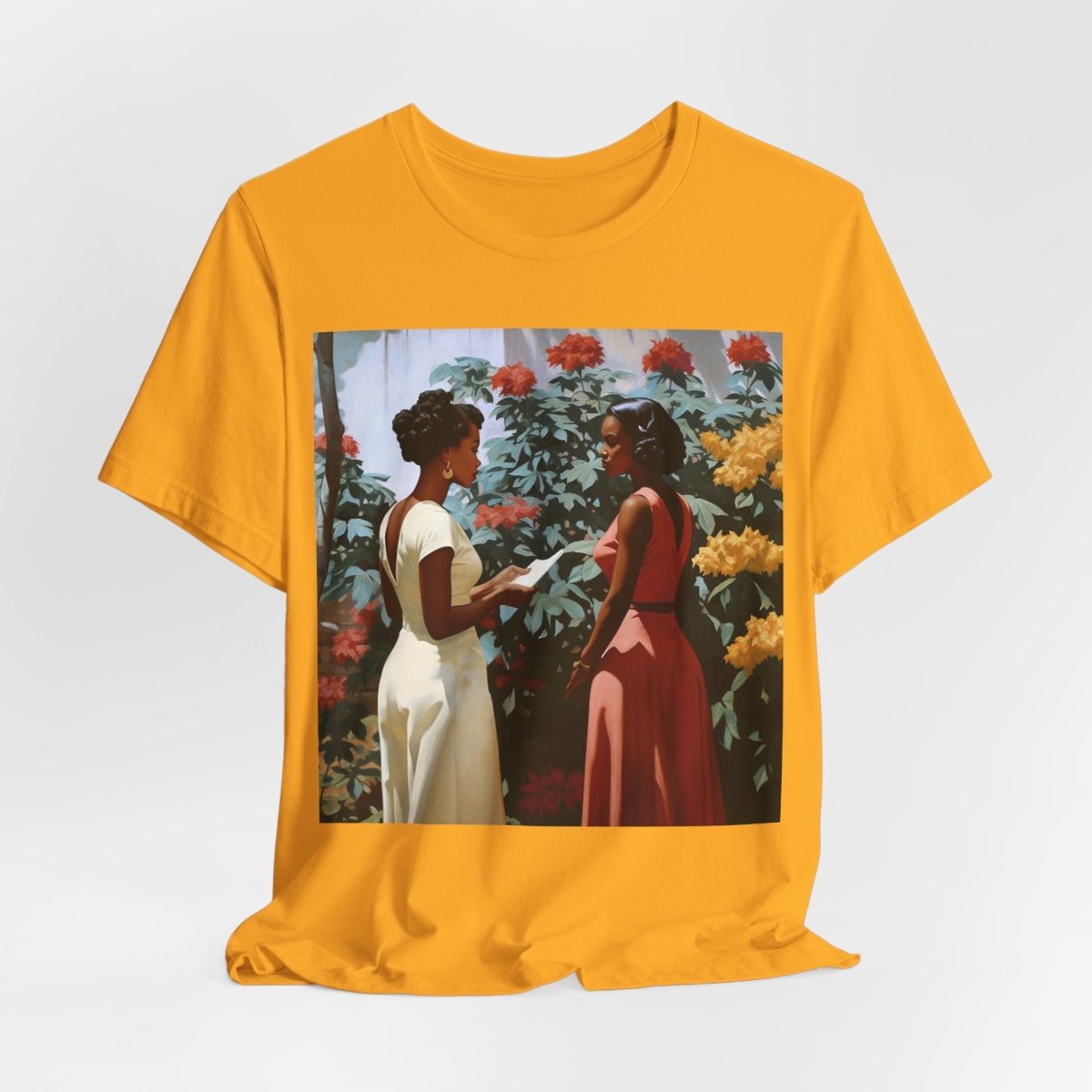 Garden Chat Shirt - Afrocentric Art by The Trini Gee