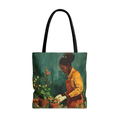 Garden Girl Tote Bag - The Trini Gee
