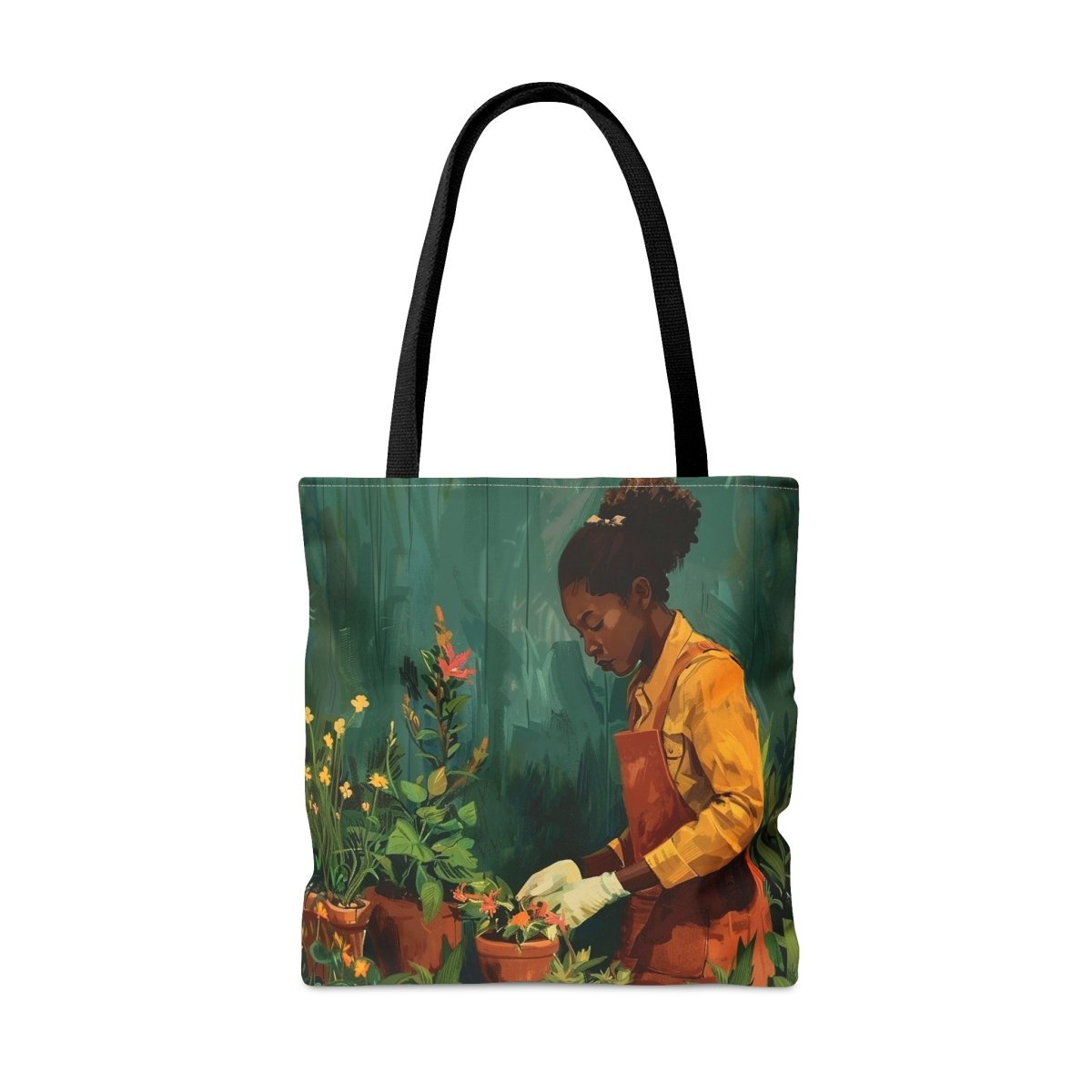 Garden Girl Tote Bag - The Trini Gee