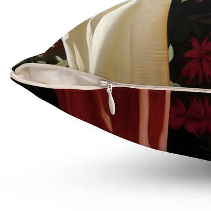 Garden Talk Pillow - Afrocentric Art by The Trini Gee