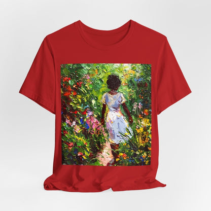 Garden Walk Shirt - Afrocentric Art by The Trini Gee