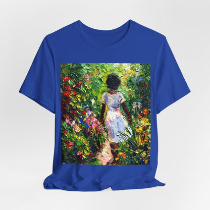 Garden Walk Shirt - Afrocentric Art by The Trini Gee